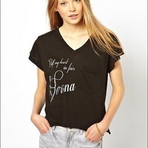 Wildfox Verona Cropped Tee